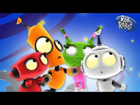 Lights Out on the Robot Moon! | Rob The Robot | Preschool Learning