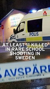 At least 11 people, including the suspected gunman, were killed in a rare school shooting in Sweden on Tuesday (Feb 4). Describing it as the worst mass shooting in the country's history, Prime Minister Ulf Kristersson said it was "a very painful day for all of Sweden”. | CNA