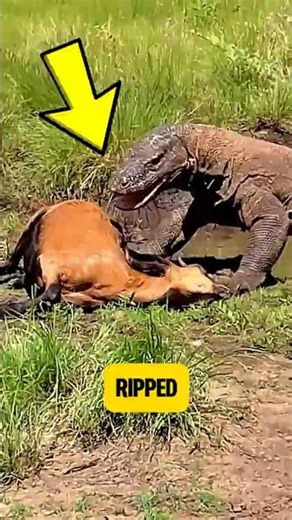 Swallowed Whole One Gulp ‼️😱 #shorts #komodo