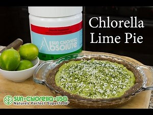 Raw Key Lime Pie Recipe with Chlorella