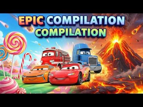🚀 MEGA RESCUE & RACING! | 10 Epic Space Hero Cars Adventures | 1 Hour Kids Cartoons Compilation