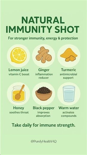 Immune Booster Shot Recipe (Fight Colds, Inflammation & Low Energy)