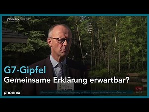 G7-Gipfel: Statement von Bundeskanzler Friedrich Merz in Kanada | 16.06.25
