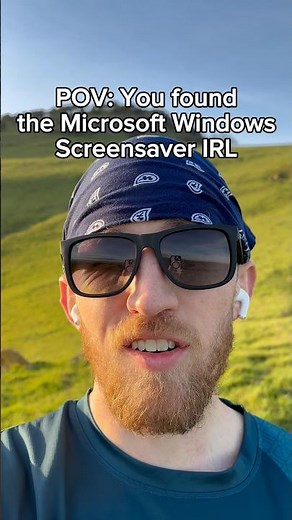 The Microsoft Windows Screensaver Location IRL #running #microsoftwindows #travel