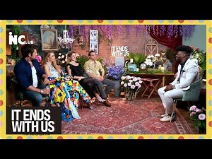 It Ends with Us, interview with Blake Lively, Brandon Sklenar, Isabella Ferrer & Alex Neustaedter