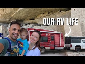 Family RV Camping in Mesa Verde (Cliff Palace Tour)