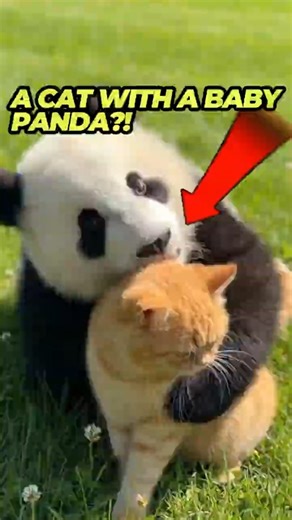 Did a Cat Really Save a Baby Panda 🐱🐼