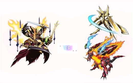 [数码宝贝]阿尔玛兽爆裂形态VS最强剑盾