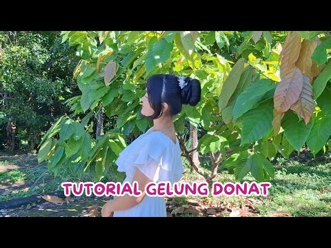 Tutorial Gelung Donat Rambut Panjang | Tinkerbell Hairstyle🧚‍♀️