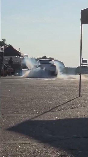 LSA Supercharged Chevy SS burnout 5th run