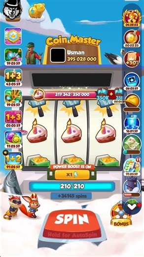 coin master New event 350k task complete with 20k ✅