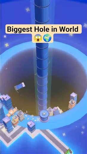 Biggest Hole in World 😱🌍#mobilegame #gaming #newlevelsgame