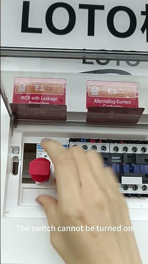 Miniature circuit breaker lock #safetyfirst #lockout #tagout #lockouttagout #industrial #electrical
