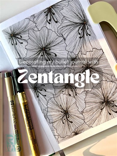 Transform Your Bullet Journal with Zentangle Art
