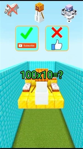 which Minecraft mob jumping Olympics💯#banku