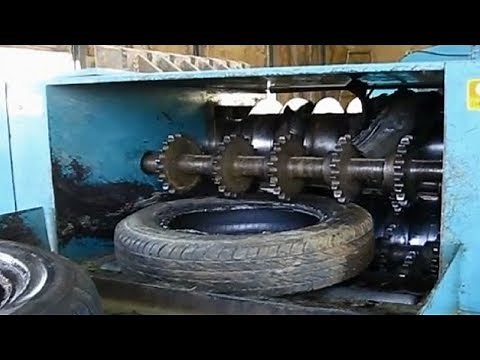 Extreme Powerful Shredding Machine Destroys Everything Machines Crushing Cars And Tires