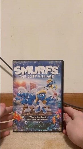 Smurfs the lost Village DVD