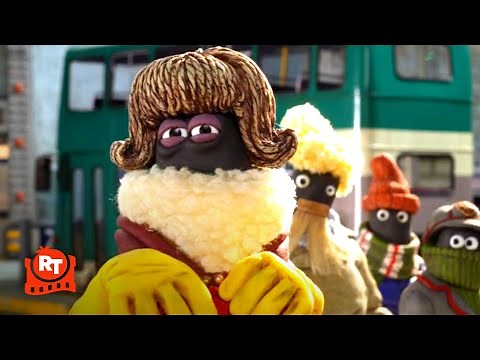 Shaun the Sheep Movie (2015) - Sheep in Human Clothing Scene | Movieclips