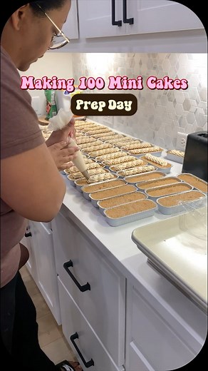 100 mini cake pans | Prep Series part 2