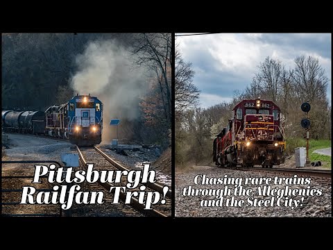 Railfanning Pittsburgh | Trains, Bridges & Steel City Action! (4K)