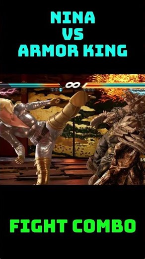 Nina Williams vs Armor King 💥 | Tekken 7 Brutal Finish #Shorts