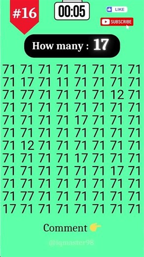 The IQ Test Only 1% Of People Can Solve