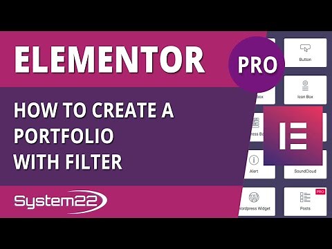 Elementor Pro How To Create A Portfolio With Filter