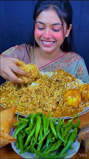 ASMR Eating Spicy Chicken Biryani 🔥🍗 | Very Satisfying & Relaxing Eating Sounds | Food ASMR #asmr