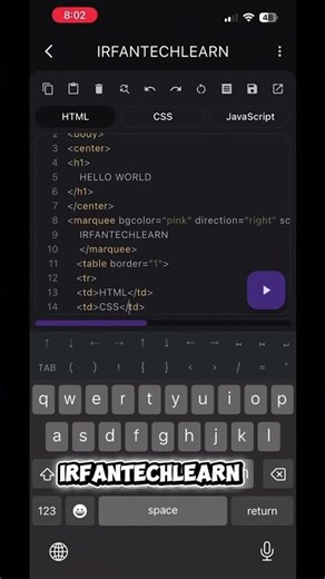 HTML TABLE || #coding #htmlproject #pythonanddjangofullstackwebdeveloper
