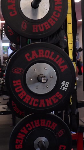 Who’s ready for hockey season? 🙋 see helped the Canes during their Development Camp and both teams pushed hard and absolutely crushed the day! #canes #o2fitness #strength #northcarolina #fitness | O2 Fitness Clubs