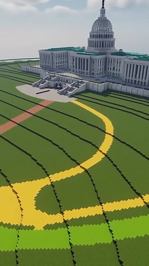 Bubbaflubba on Instagram: "I built the Capitol Building in Minecraft 🙌 I’m sure the comment section will be very civil and respectful! 🇺🇸🦅 . . . . #minecraftbuilds #minecraft #minecraftmemes #minecraftbuildings #minecraftbuilding #minecraftarchitecture #minecraftfurniture #minecraftlasvegas #minecrafttutorial #minecrafttutorials #gaming #minecraftdesign #minecraftdesigns #minecraftdecorations #minecraftcity #minecrafthouses #minecraftideas #minecraftpe #minecraftrocket #minecraftspace #minec