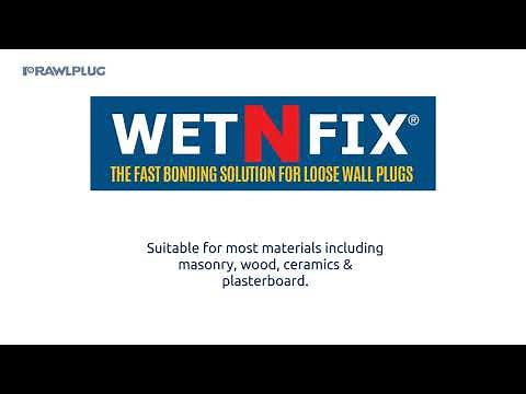 How To Fix A Wall Plug Using Rawlplug Wet-N-Fix Repair Solution Pads | Toolstation
