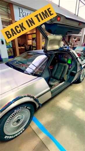 Hill Valley Time Machine Appearance at Oviedo Mall #shorts