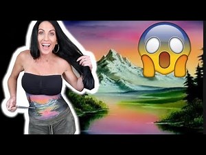 I Tried Following A Bob Ross Tutorial On My Body!