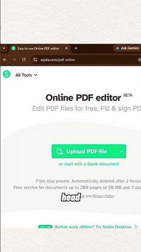 Edit Any PDF Without Breaking the Format 📄 #shorts #website #pdfediting #ytshorts #tech
