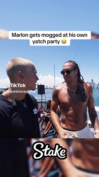 Marlon Gets Mogged at His Own Yacht Party