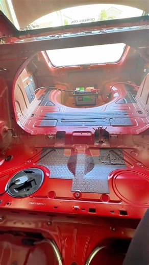 It’s alive! First start after the battery relocation.