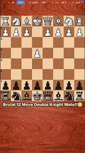 Knight Nightmare Mate: 12-Move Miniature vs Greedy f7 Capture
