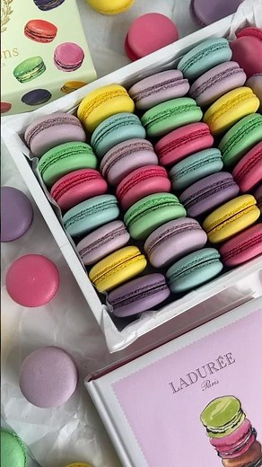 Laduree Macarons Recipe #macarons #baking #recipes #laduree #frenchmacarons