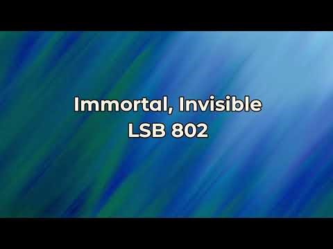 Immortal, Invisible, God Only Wise | Hymn LSB 802 | Lyrics