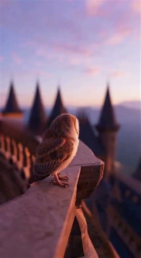 Let's explore hogwarts in harry potter #cute #owl