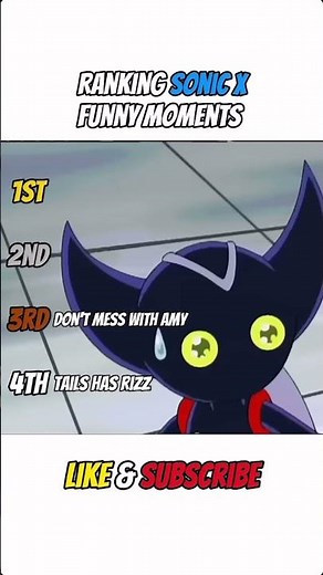 Ranking Sonic X's BEST Moments! ✨ #shorts #sonicx #anime