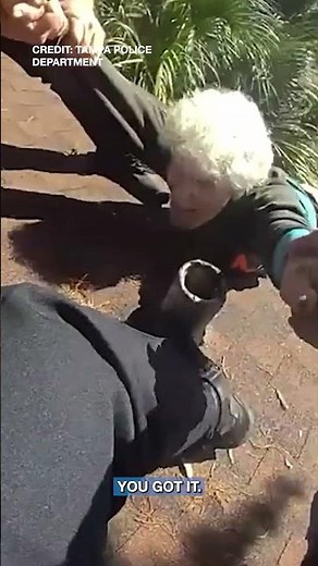 Tampa man dangling from 3-story home rescued by officers