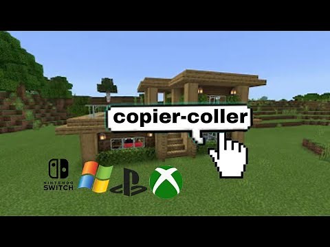 comment copier coller un bâtiment sur Minecraft
