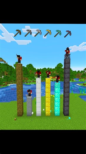 PICKAXE RACE ⛏️ #shorts