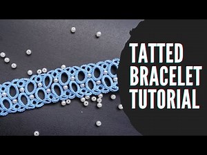 Needle Tatting | Bracelet Tutorial | Pulseira em Frivolité (pattern ⬇️ )