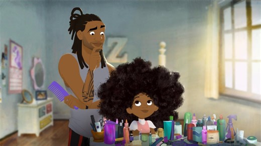 Hair Love, la storia di un papà alle prese coi capelli 'ribelli' della figlia che insegna ad amarci come siamo