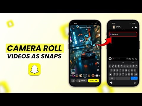 How to Send Camera Roll Videos as Snaps on Snapchat?