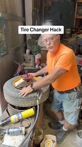 (Part 2) A quick look at an adaptor for apneumatic tire changer that eases the burden of handling hubless rims. #tire #changer #pneumatic #flat #ether #starting #fluid | Tractorman