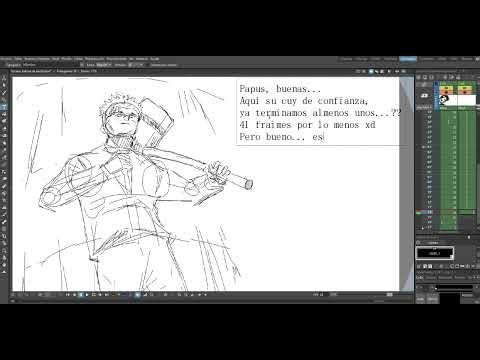 Animación de jujutsu kaisen por un cuy (41fraimes/24fps)